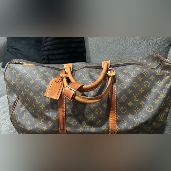 VINTAGE LOUIS VUITTON  Keepall Bandouliere 60 - Picture 13 of 15